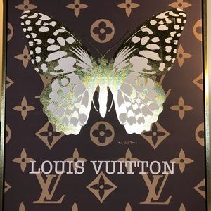 Two 24x36 Louis Vuitton wall art